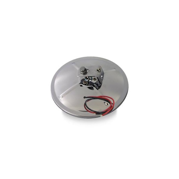 8.5"Ss Convex Hd Htd, Ss Center Mount